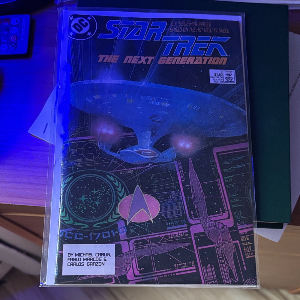 Star Trek The Next Generation Comic. Issue number 1! DC comics. Mint!! Rare!